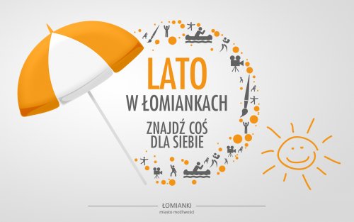 Plakat lato w Łomiankach