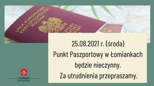 Punkt paszportowy nieczynny