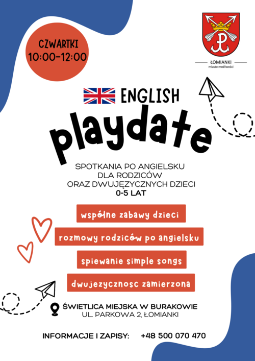 English Playdate - zajęcia dwujęzyczne dla dzieci 0-5 lat